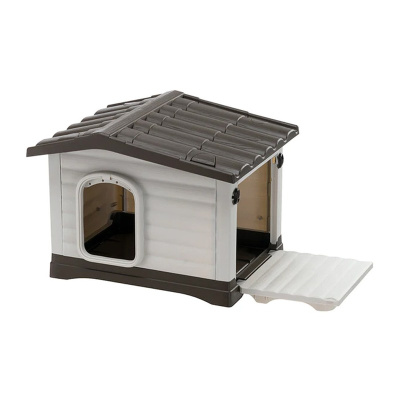 Ferplast Dogvilla 60 будка для собак - 58x48xh44 см, 47,5х35,5хh36 см Италия 1 уп. х 1 шт. х 2.86 кг
