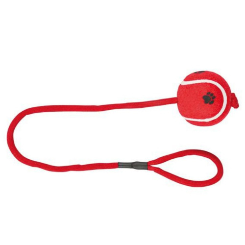 Игрушка Trixie для собак теннисный мяч на веревке Ф6,5 см/50 см породы мелкого размера Китай 1 уп. х 1 шт. х 0.075 кг