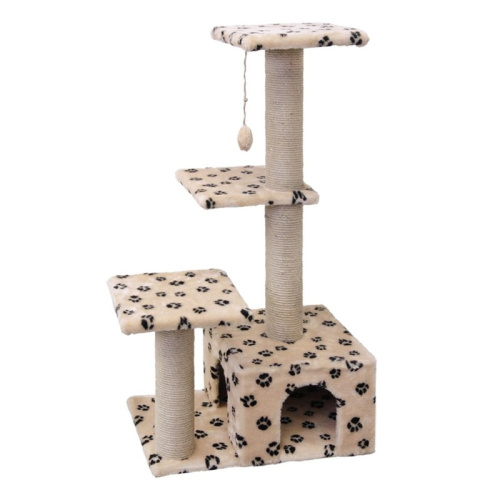 Gamma игровой комплекс для кошек с 3 площадками, разноцветный, 590х370х1100 мм Россия 1 уп. х 1 шт. х 11.5 кг