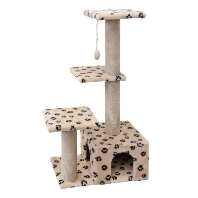 Gamma игровой комплекс для кошек с 3 площадками, разноцветный, 590х370х1100 мм Россия 1 уп. х 1 шт. х 11.5 кг