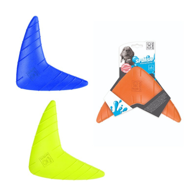 Mpets Ltd игрушка для собак, Бумеранг плавающий "SPLASH" 19 x 23 x 3 см для всех возрастов Китай 1 уп. х 1 шт. х 0.205 кг