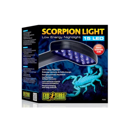 Exo Terra светильник ночной для скорпионов Scorpion Light 15x16 (PT2365) Тайвань 1 уп. х 1 шт. х 0.326 кг