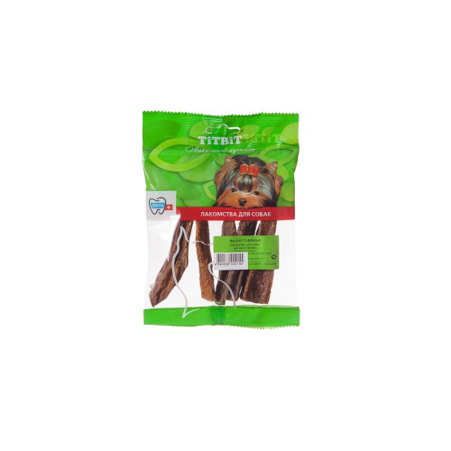TiTBiT Вымя говяжье для собак, мягкая упаковка - 45 г с говядиной Россия 1 уп. х 1 шт. х 0.049 кг