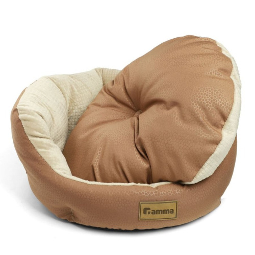 Gamma лежанка для животных "Какао", размер M - 500х500х170мм для всех пород Россия 1 уп. х 1 шт. х 0.5 кг