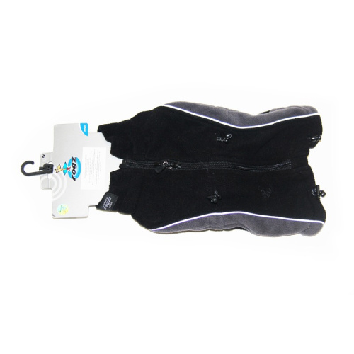 Rogz попона из флиса, длина спины собаки, черная, 25x36x26 см эконом ЮАР 1 уп. х 1 шт. х 0.15 кг