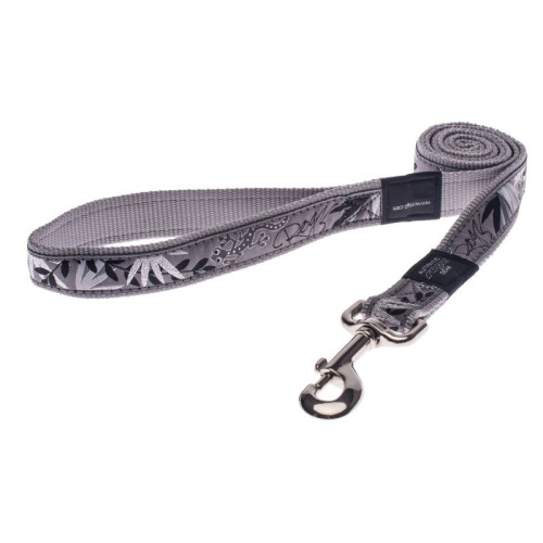 Rogz поводок для собак особо крупных пород размер XL серия Fancy Dress. Длина 120 см серый, серебро премиум для всех возрастов xl ЮАР 1 уп. х 1 шт. х 0.125 кг