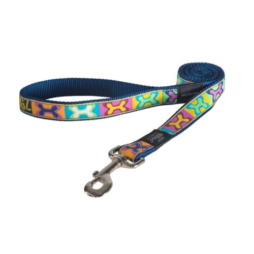 Rogz поводок для собак особо крупных пород размер XL серия Fancy Dress. Длина 120 см мультиколор премиум для всех возрастов xl ЮАР 1 уп. х 1 шт. х 0.125 кг