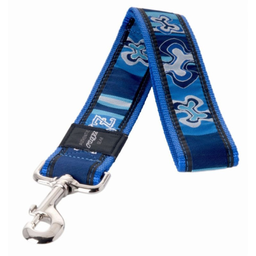 Rogz поводок-водилка для собак гигантских пород размер XXL серия Fancy Dress. Длина 50 см синий премиум для всех возрастов xxl ЮАР 1 уп. х 1 шт. х 0.13 кг