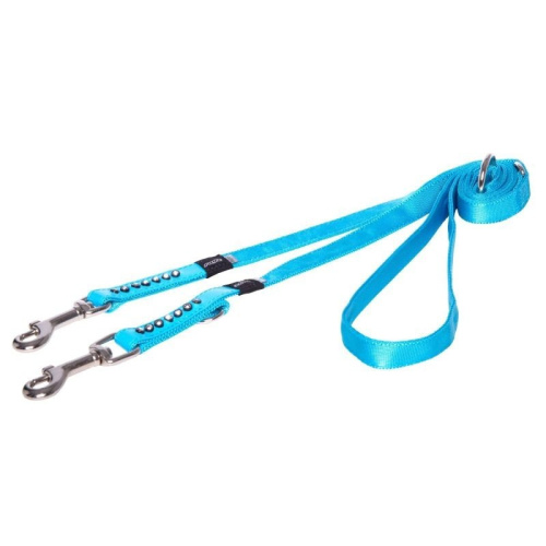 Rogz поводок-перестежка для собак средних пород размер M серия Fancy Dress. Длина до 180 см голубой премиум для всех возрастов m ЮАР 1 уп. х 1 шт. х 0.12 кг
