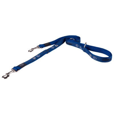 Rogz поводок-перестежка для собак средних пород размер M серия Fancy Dress длина до 180 см синий премиум для всех возрастов m 1 уп. х 1 шт. х 1 кг