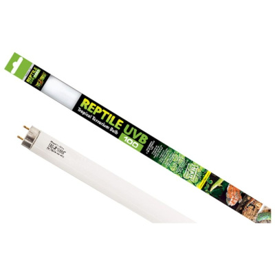 Exo Terra лампа для аквариума для террариума Т8 EX Reptile UVB100 former UVB5 (PT2384), 38 см Тайвань 1 уп. х 1 шт. х 0.104 кг