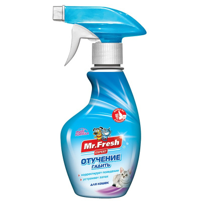 Mr.Fresh Expert спрей "Отучение гадить" для кошек - 200 мл антигадин для всех возрастов Россия 1 уп. х 1 шт. х 0.45 кг