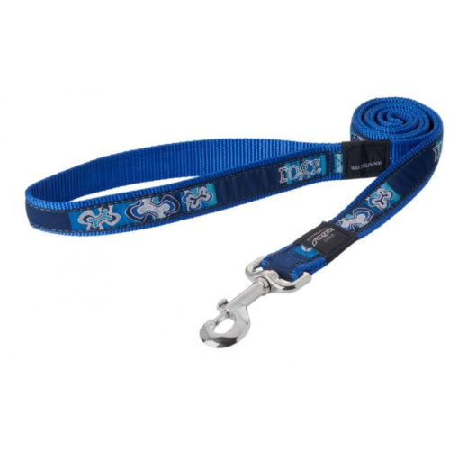 Rogz поводок-водилка для собак гигантских пород XXL серии Fancy Dress длиной 50 см, красный с синим премиум для всех возрастов xl ЮАР 1 уп. х 1 шт. х 0.125 кг