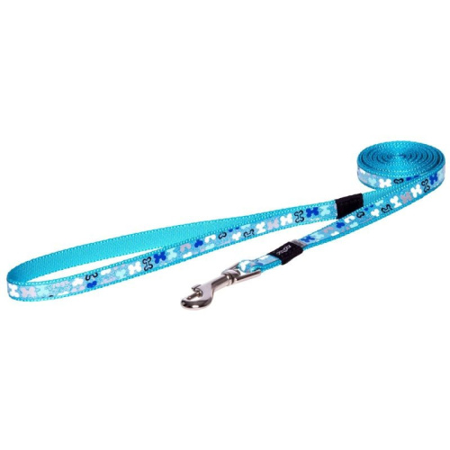 Rogz поводок удлиненный для мелких изящных собак размер S серия Trendy. Длина до 180 см, голубой премиум для всех возрастов s ЮАР 1 уп. х 1 шт. х 0.1 кг