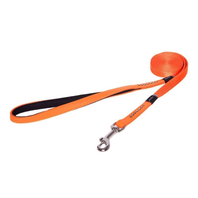 Rogz поводок удлиненный для изящных собак мелких пород размер S серии Luna длина 180 см, оранжевый премиум для всех возрастов s ЮАР 1 уп. х 1 шт. х 0.1 кг