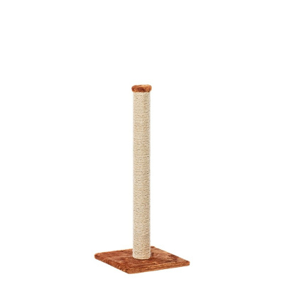 Столбик толстый Пушок когтеточка для кошек сизалевая коричневого цвета 1 м Россия 1 уп. х 1 шт. х 3.7 кг