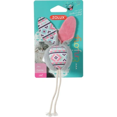 Zolux Игрушка "Мяч талисман" для кошек, с кошачьей мятой, серый 1 уп. х 1 шт. х 0.01 кг