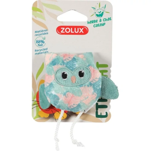 Zolux Игрушка "Совенок" для кошек, с кошачьей мятой, 9 см 1 уп. х 1 шт. х 0.008 кг