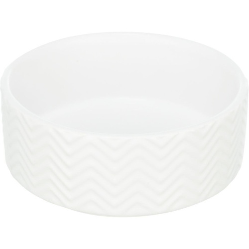 Trixie миска для собак, керамика, белый - 0.4 л/ф, 13 см для всех возрастов для всех пород Китай 1 уп. х 1 шт. х 0.359 кг