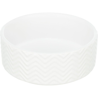 Trixie миска для собак, керамика, белый - 0.4 л/ф, 13 см для всех возрастов для всех пород Китай 1 уп. х 1 шт. х 0.359 кг