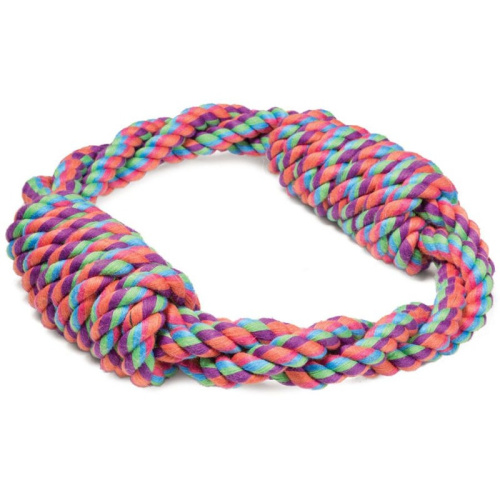 Triol Игрушка для собак "Веревка-кольцо, 2 узла", 180мм для всех пород Китай 1 уп. х 1 шт. х 0.18 кг