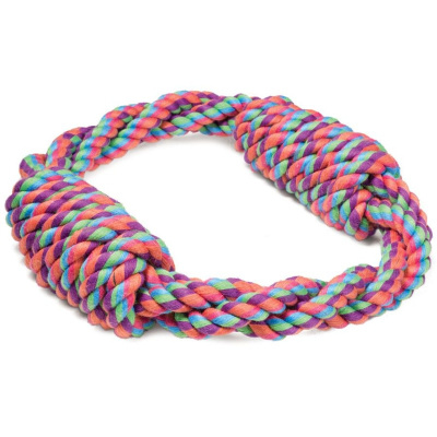 Triol Игрушка для собак "Веревка-кольцо, 2 узла", 180мм для всех пород Китай 1 уп. х 1 шт. х 0.18 кг