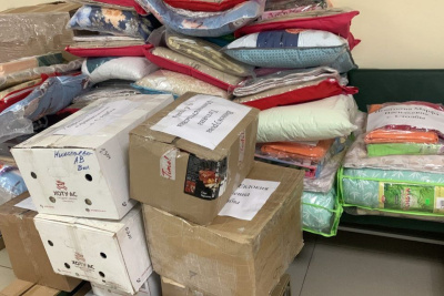 Коллектив Намской ЦРБ поблагодарил коллег за помощь в восстановлении подтопленных населенных пунктов / ЯСИА   