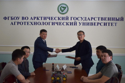 В АГАТУ создали учебный агроробот для школьников села Хадар Чурапчинского района / ЯСИА   