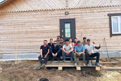 Строители помогают жителям Намского района в восстановлении после паводка / ЯСИА  Намский Республика Саха (Якутия)