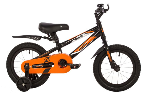 Детский велосипед Novatrack Juster 14, год 2023, цвет Черный