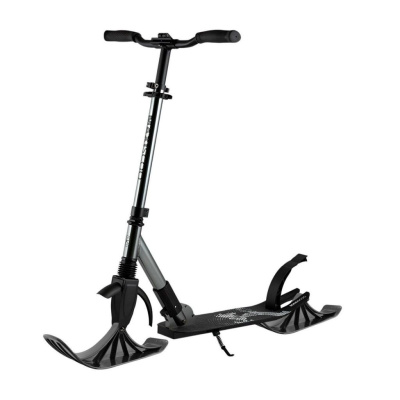 Самокат  Maxiscoo A2-230 (с лыжами), цвет Черный