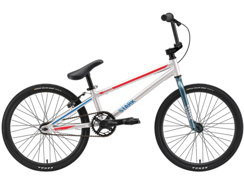 Экстремальный велосипед Stark Madness BMX Race, год 2024, цвет Серый-Красный, ростовка 9
