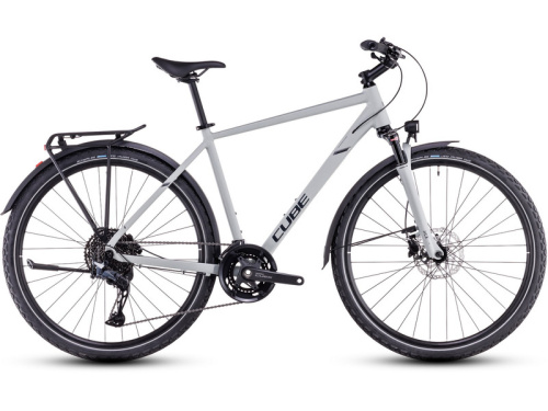 Дорожный велосипед Cube Nature Exc Allroad, год 2025, цвет Белый-Серый, ростовка 22