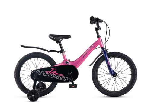 Детский велосипед Maxiscoo Jazz Стандарт 18, год 2025, цвет Розовый
