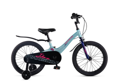 Детский велосипед Maxiscoo Jazz Стандарт 18, год 2025, цвет Голубой