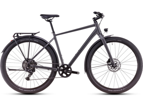 Дорожный велосипед Cube Hyde One FE, год 2025, цвет Серый-Черный, ростовка 22