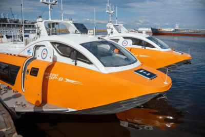 Теплоход «Валдай» будет курсировать через реку Лену / ЯСИА   