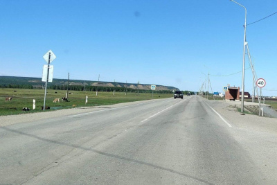 В Хангаласском районе на участке автодороги «Умнас» снизили максимально разрешенную скорость / ЯСИА   