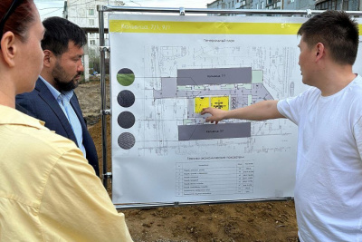 Двор между двумя многоквартирными домами на улице Кальвица благоустроят в Якутске / ЯСИА Якутск Якутск Республика Саха (Якутия)