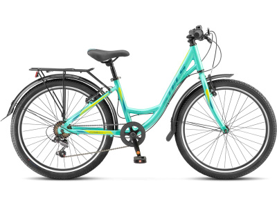 Подростковый велосипед Stels Cristy 430 V 24, год 2026, цвет Зеленый, ростовка 14