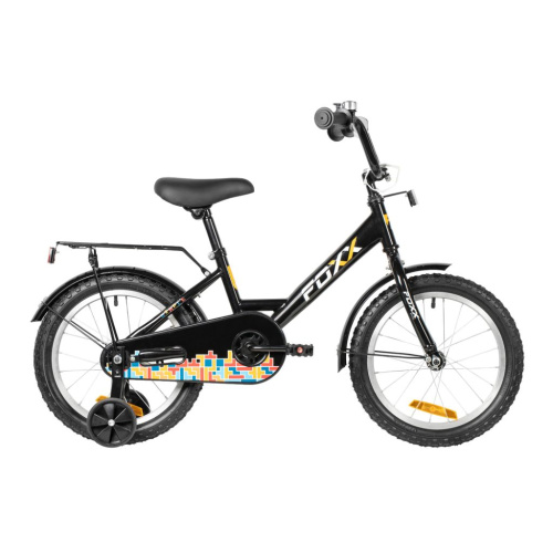 Детский велосипед Foxx Simple 16, год 2026, цвет Черный