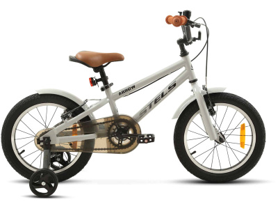 Детский велосипед Stels Arrow 16, год 2026, цвет Серый