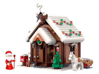 Сказки AB-1213 Конструктор Дом Деда Мороза