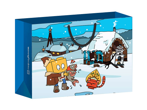 BagM_K_fairytale_MK Пакет подарочный «Кубикоша в сказке», 30*40 (m)