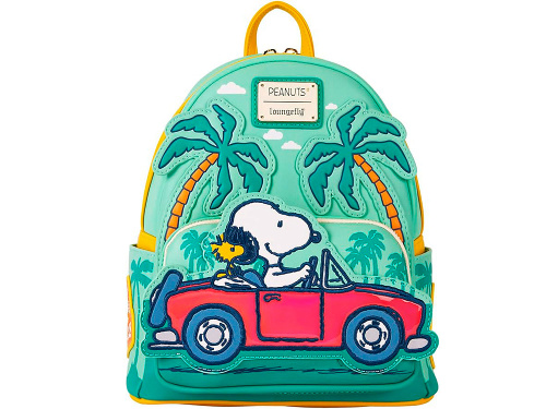 Snoopy PNBK0047 Рюкзак Loungefly! Leather: Peanuts Snoopy Road Trip Mini Backpack