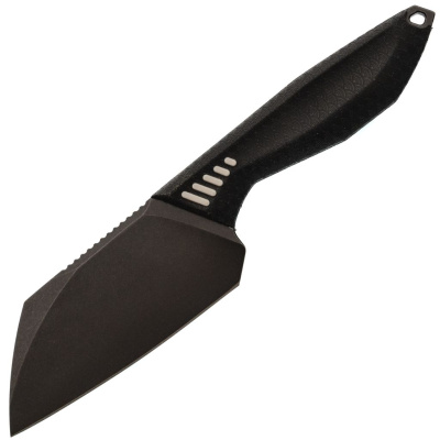 Фиксированный нож Morpheus Tezis, сталь VG-10, рукоять ТПЭ, черный