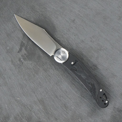 Складной нож Перемен Лисичка, сталь 8Cr14MoV, рукоять FRN, черный