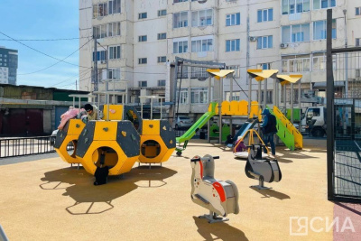 По проекту «1000 дворов на Дальнем Востоке» в Якутии благоустроили 185 придомовых территорий / ЯСИА   Республика Саха (Якутия)