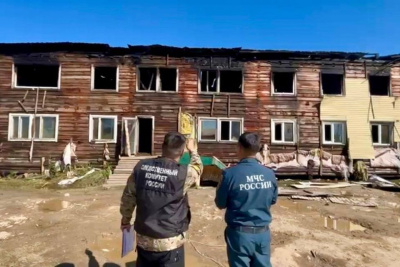 По факту гибели людей при пожаре в Якутии возбуждено уголовное дело / ЯСИА   Республика Саха (Якутия)