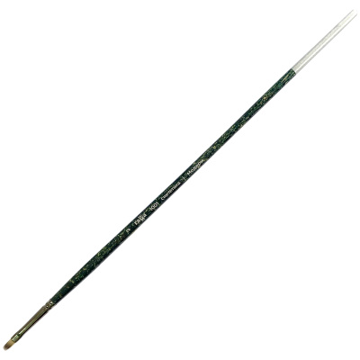 Кисть синтетика №2 плоская Гамма "Модерн" длинная ручка